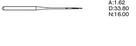 Игла Organ Needles DBx1 SES № 70/10